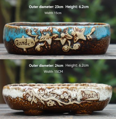 Large Succulent Flower Pot Ceramic
