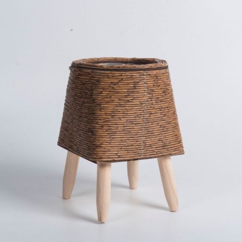 Hyundai Simple Handmade Woven Flower Pot Storage Container