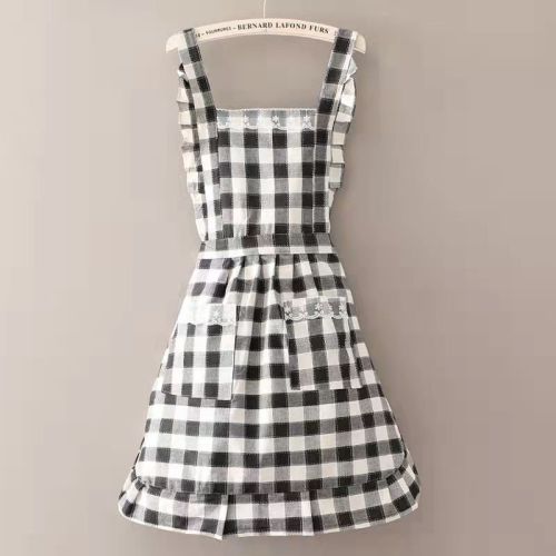 Princess Dress Apron Household Kitchen Breathable Western Style Sleeves Oil-proof