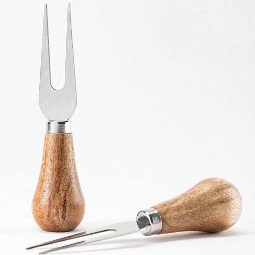 Vertical Stainless Steel Cheese Wooden Handle Baking Butter Knife